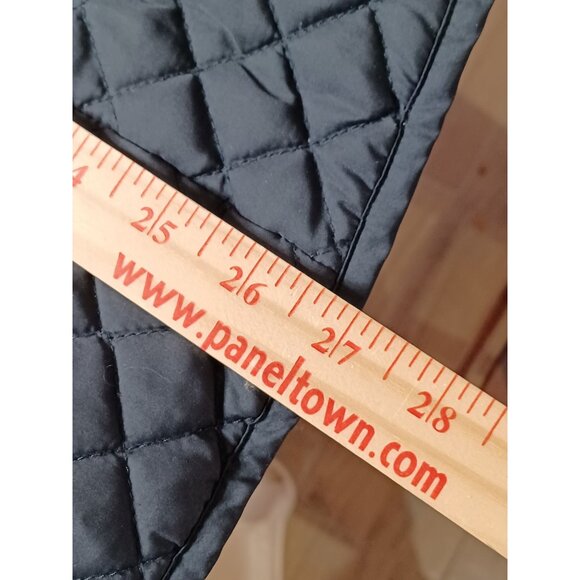 Kenneth Cole Quilted Hooded Jacket Size Small Black Polyester Womens Outerwear - Picture 10 of 10